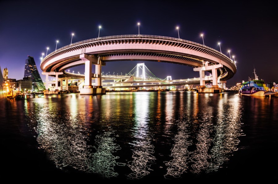 Le-Rainbow-Bridge-a-Tokyo-–-Coince-dans-les-douanes